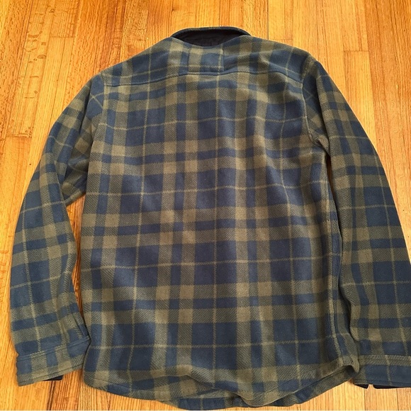 Quiksilver plaid fleece Flannel Shirt Size L (v) - Picture 4 of 12